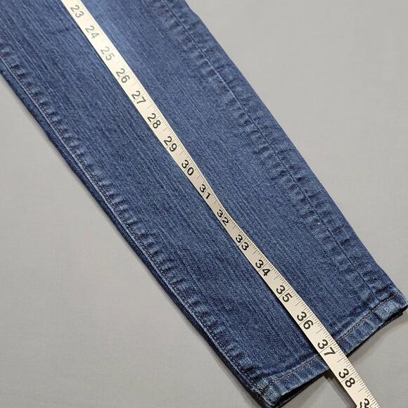 Loft Outlet Blue Jeans Stretch Modern Skinny Denim Classic Midrise Womens Size 8 - Picture 7 of 12
